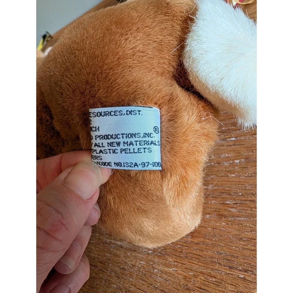 Vintage 1997 Origins Cuddly Caribou Plush WWF Stuffed Animal Brown Reindeer 12
